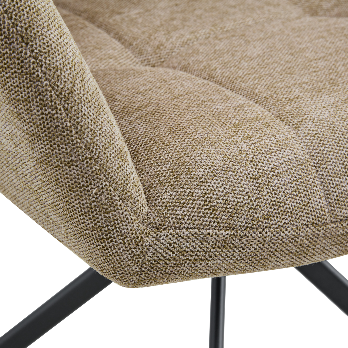 Draaibare Eetkamerstoel Jay - 180° Auto-Return - Linnen Taupe