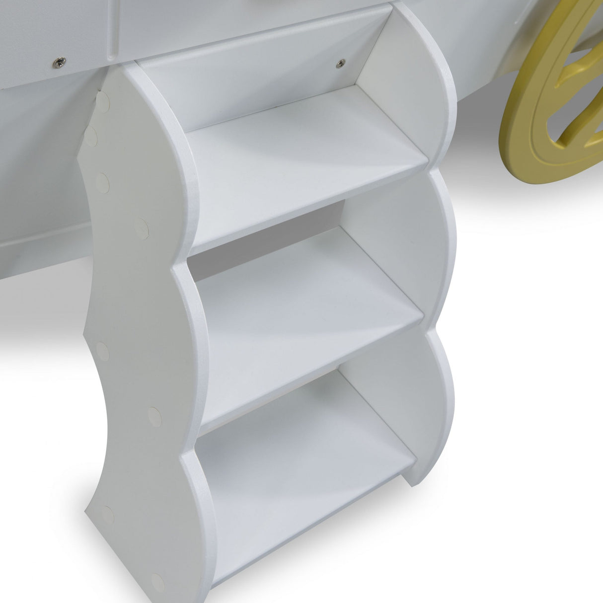 trapje kinderbed wit