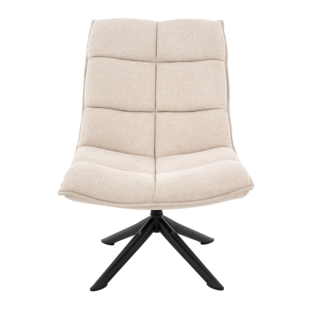 Draaifauteuil Luke – Linnen Beige