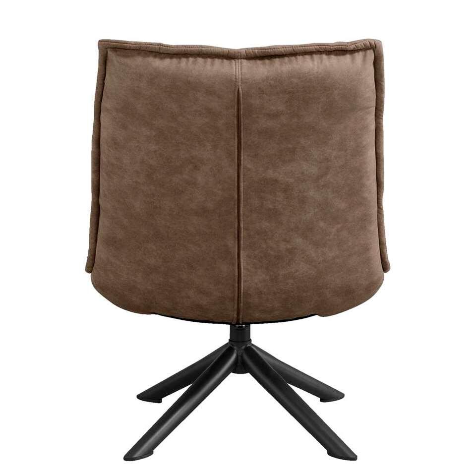 Draaifauteuil Luke – Microleder Taupe