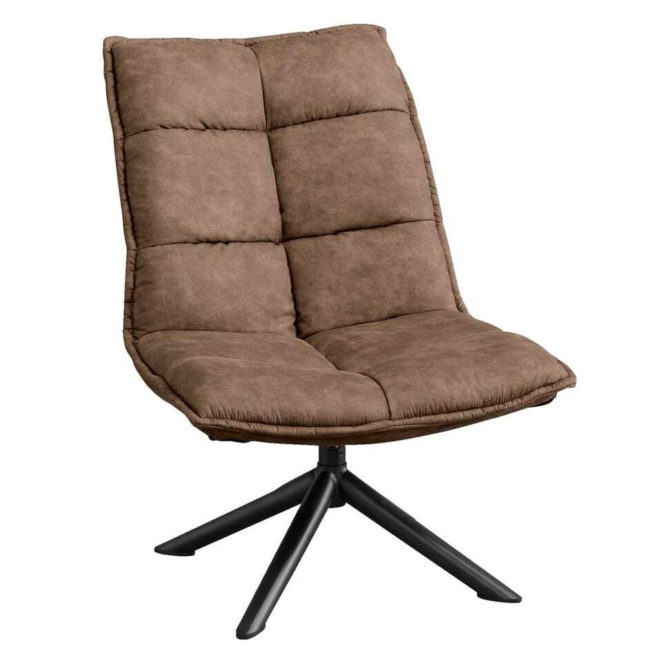 Draaifauteuil Luke – Microleder Taupe