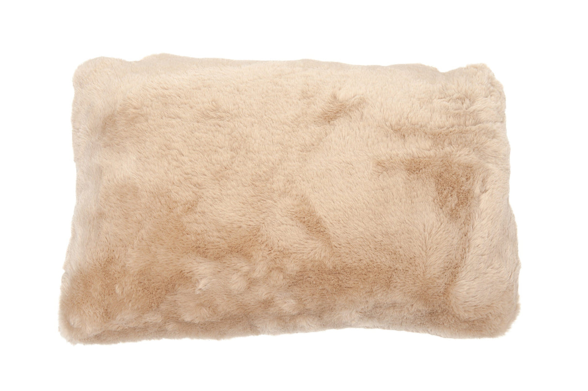 Kussentje beige imitatiebont, ontworpen voor ultiem comfort in schommelstoelen, biedt zachtheid en ondersteuning, perfect voor ontspanning en lange voedingssessies. Hoes eenvoudig afneembaar en wasbaar.