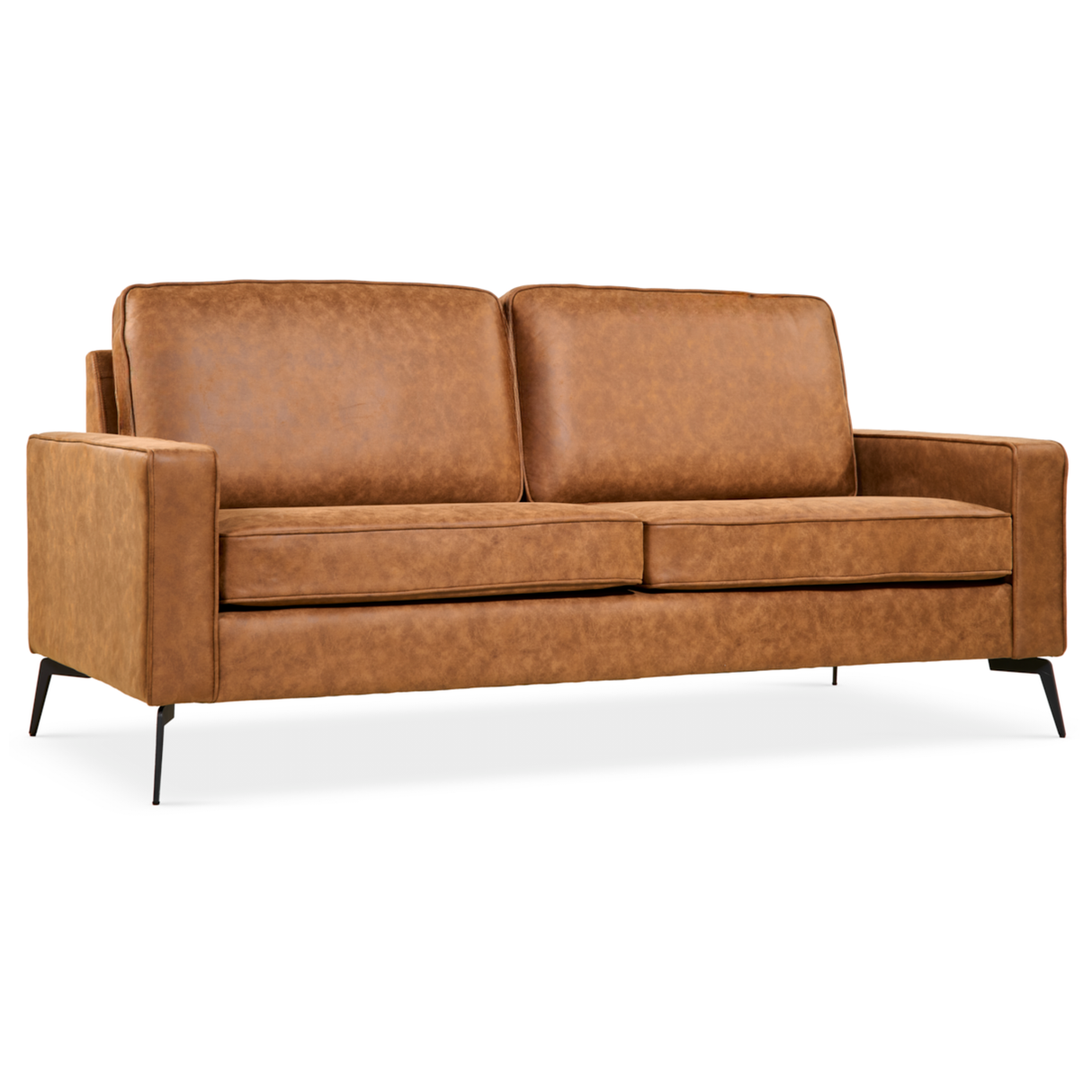 2-Zits Bank Nina - Microleder Cognac