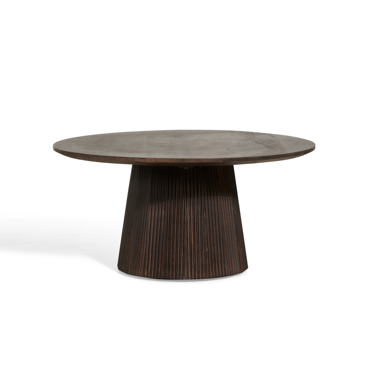 Bijzettafel Mona 80 - Donkerbruin Mangohout