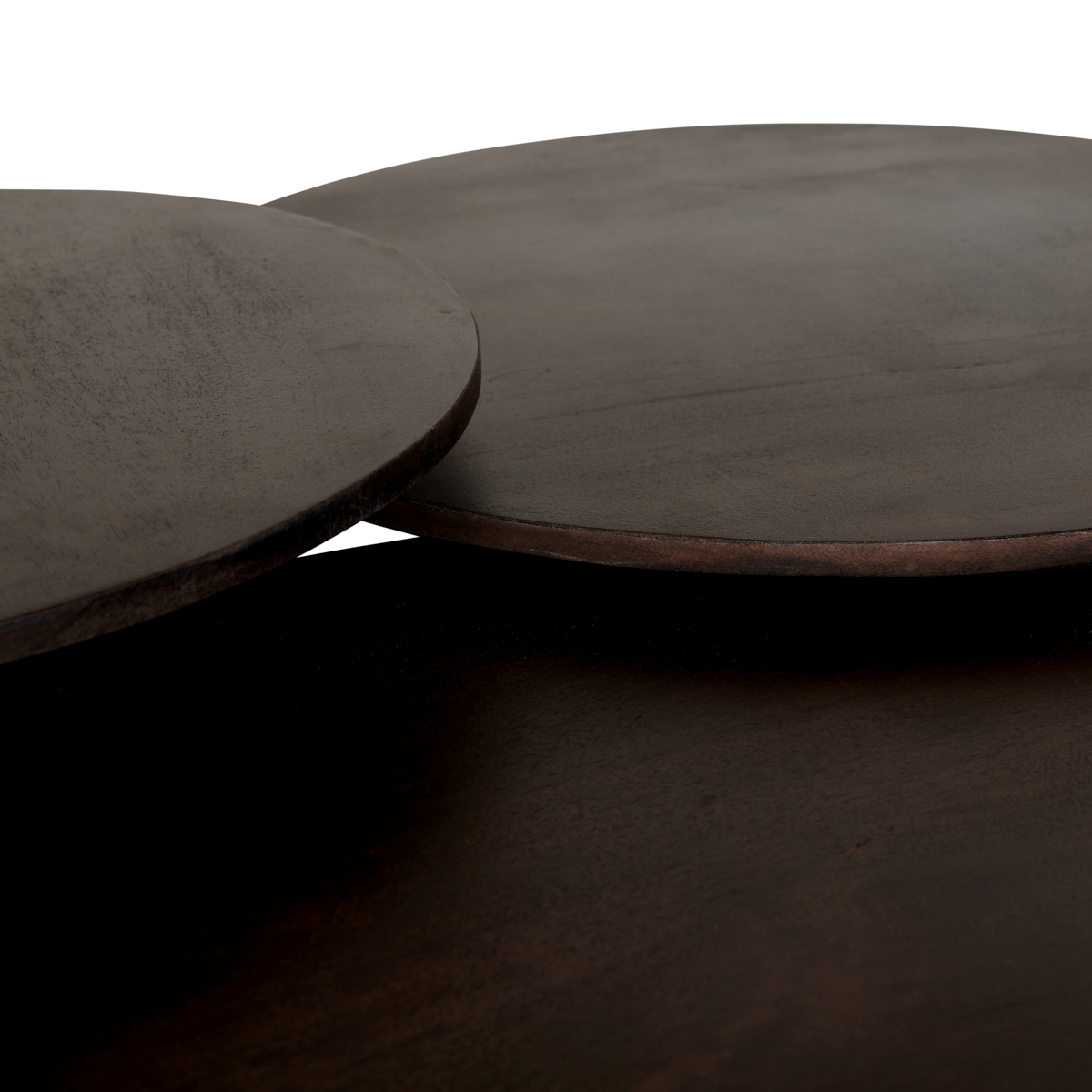 Bijzettafel Mona 60 - Donkerbruin Mangohout