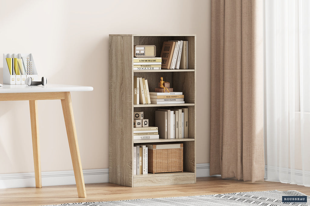 Boekenkast 'Space' 3 legplanken Sonoma