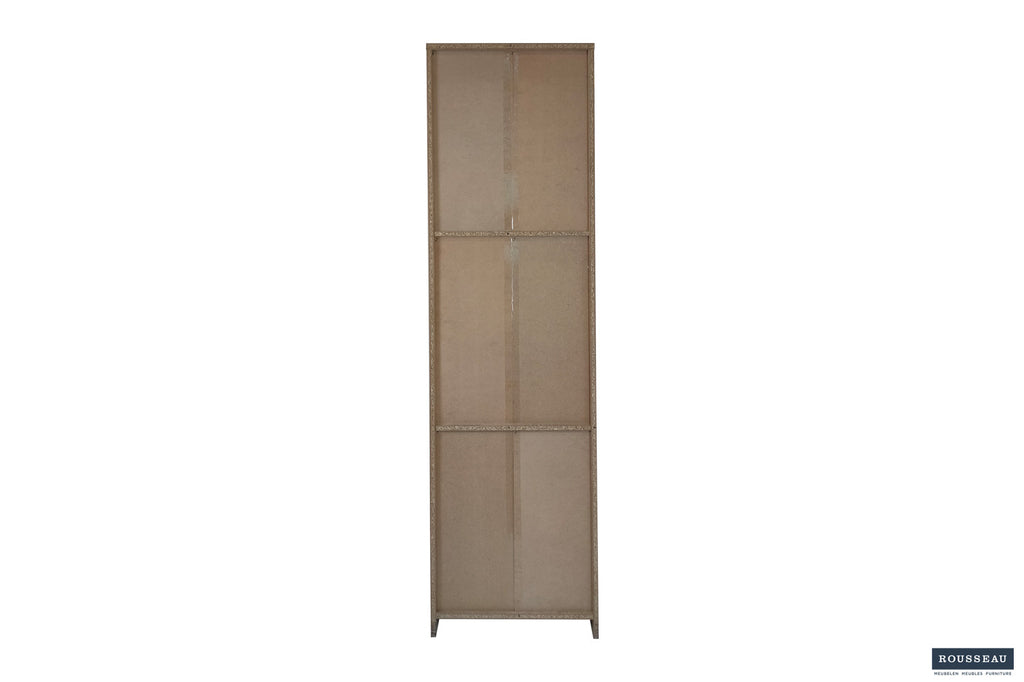 Boekenkast 'Space' met 5 legplanken, gemaakt van MDF en spaanderplaat, geschikt voor elke ruimte. Ventilatieopeningen en stevige constructie voor optimale opslag.