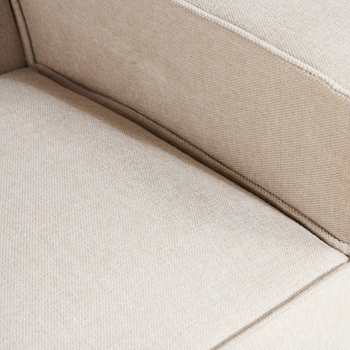 Hoekbank Kato - Linnen Beige, Hoek Links