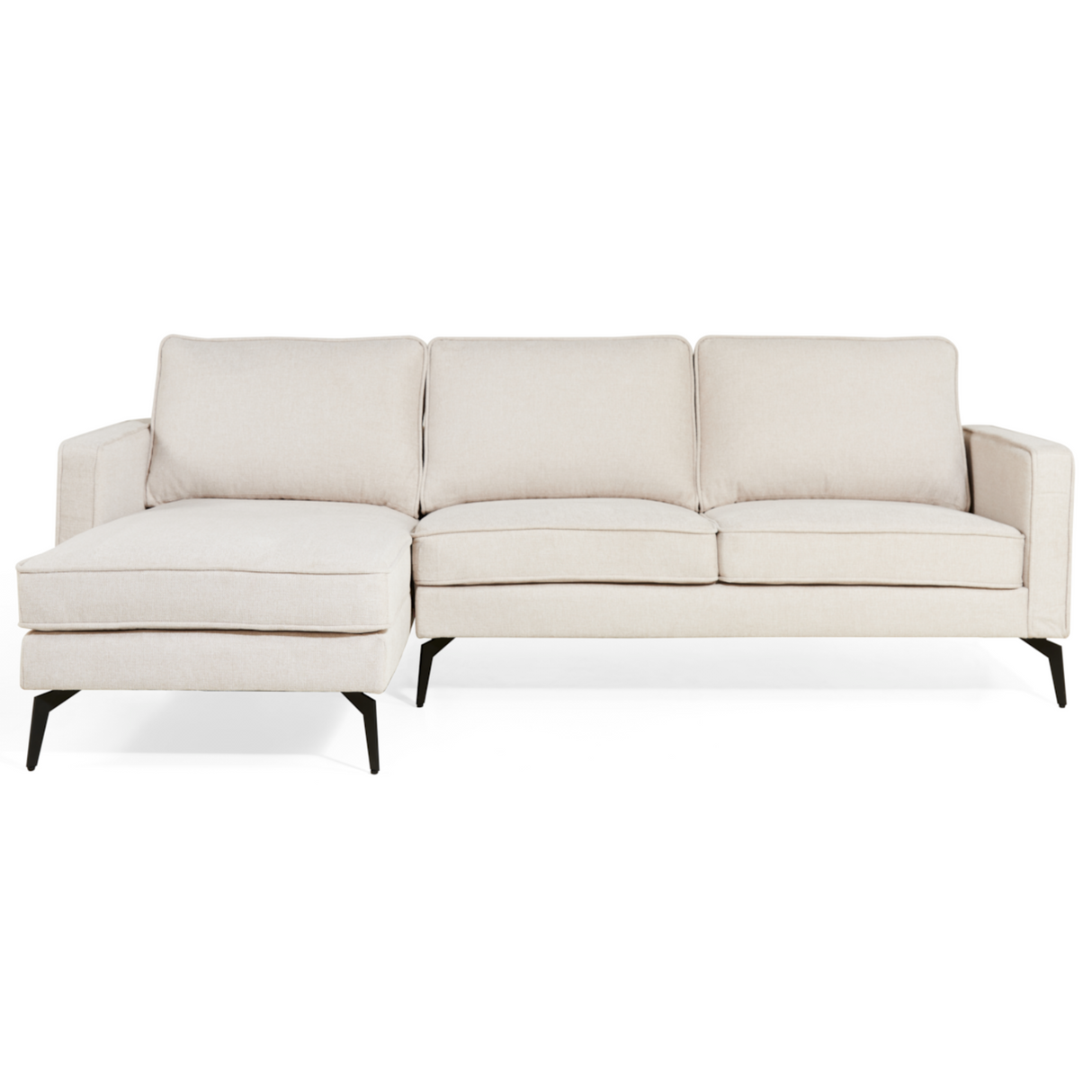 Hoekbank Jack - Linnen Beige, Hoek Wisselbaar