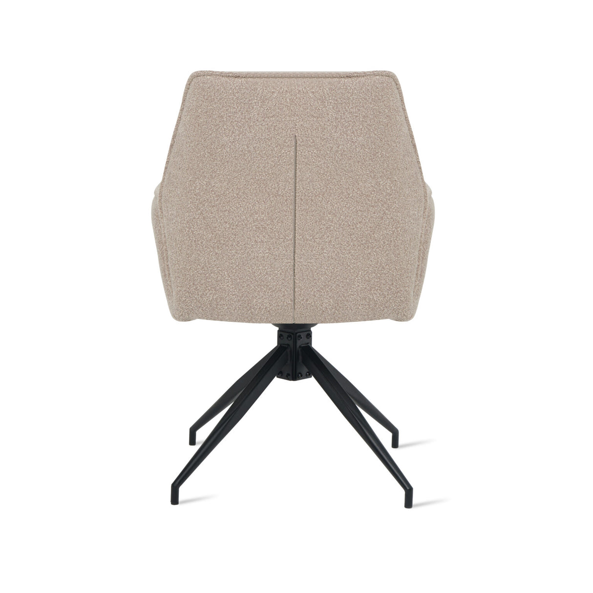 Draaibare Eetkamerstoel Jenn - 180° Auto-Return - Bouclé Taupe
