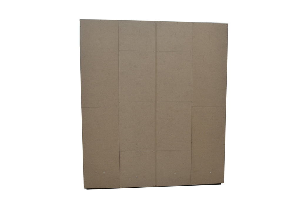 Kledingkast 'Marc' 4 Deuren met 2 spiegels Sonoma