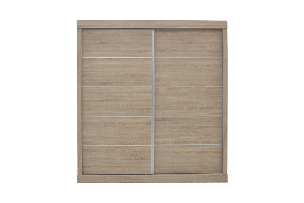 Kledingkast 'Mike' 2 Schuifdeuren Sonoma