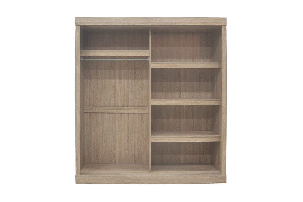 Kledingkast 'Mike' 2 Schuifdeuren Sonoma