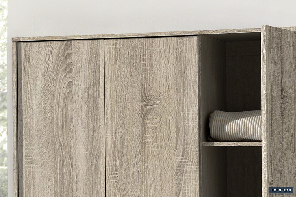 Kledingkast 'Ray' 3 Deuren Sonoma