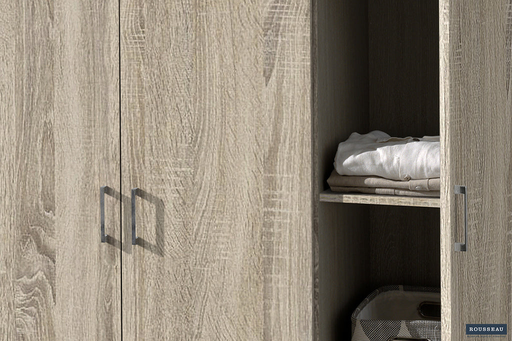 Kledingkast 'Ray' 3 Deuren Sonoma