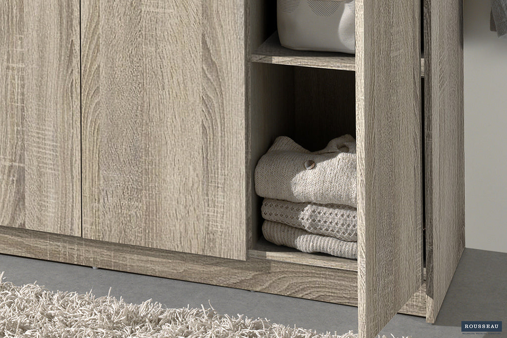 Kledingkast 'Ray' 3 Deuren Sonoma