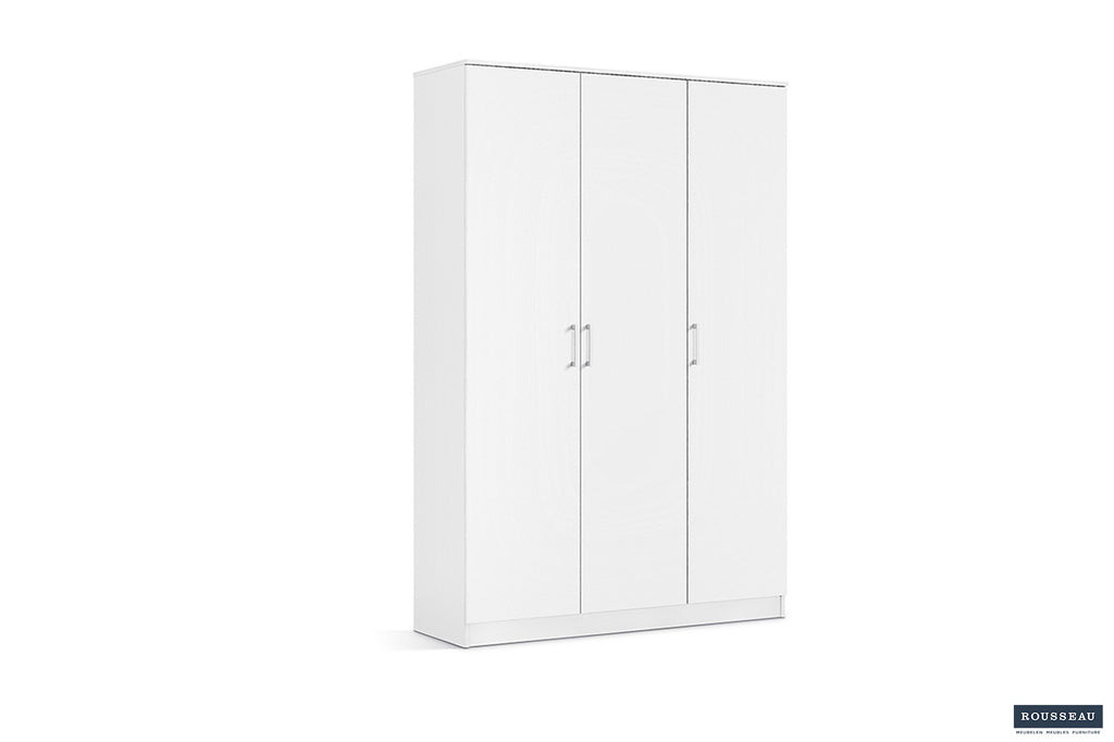 Kledingkast 'Ray' 3 Deuren Wit