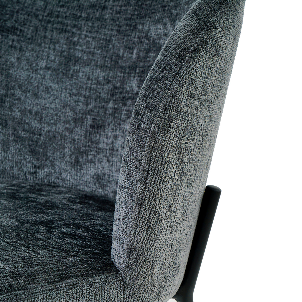 Eetkamerstoel Leia – Stof Antraciet