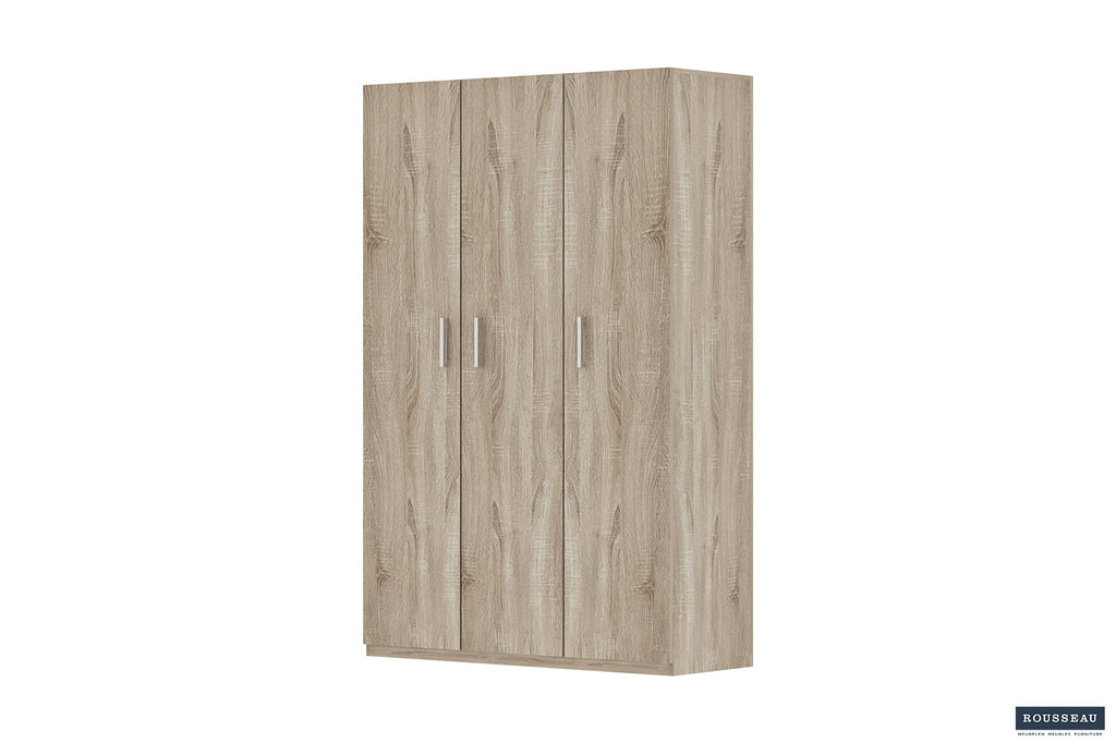 Opbergkast 'Mike' 120 cm 3 deuren Sonoma