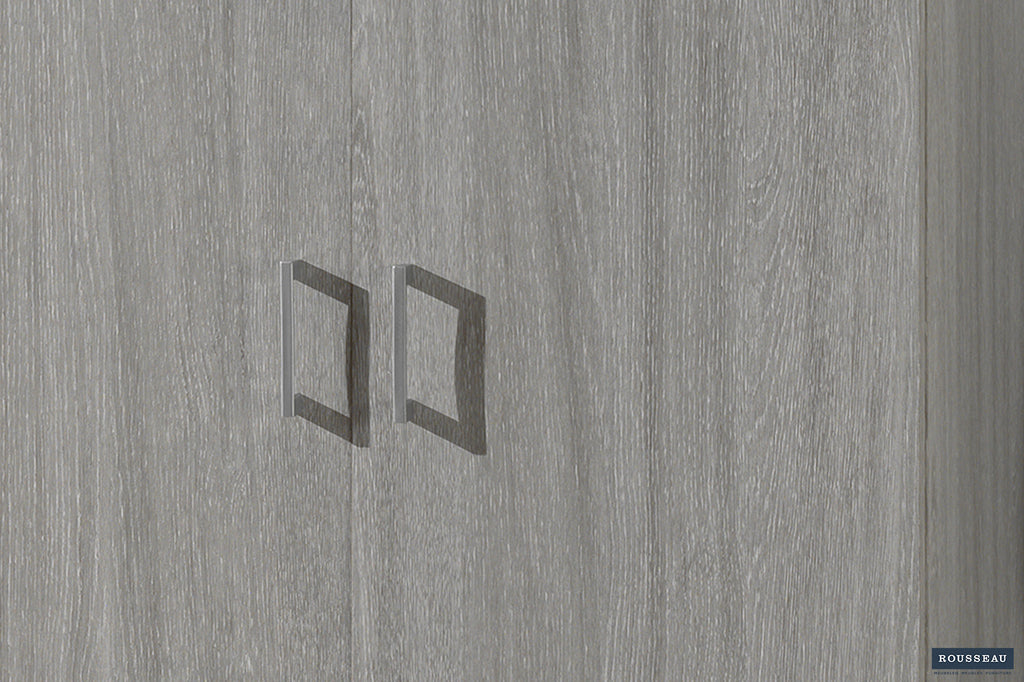 Opbergkast 'Ray' 2 deuren en 4 legplanken Grijze Eik