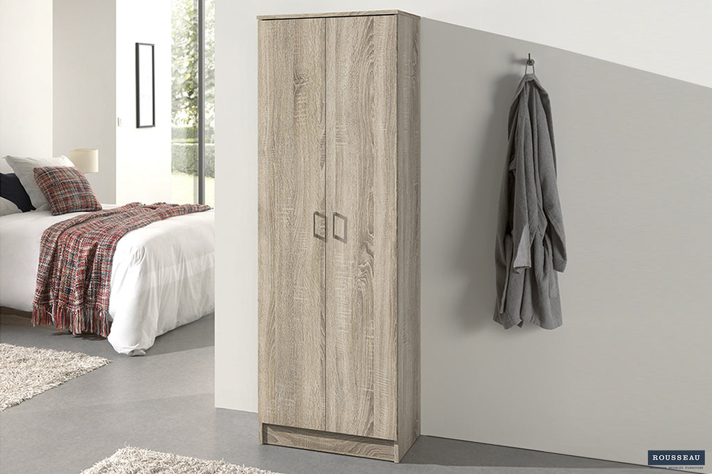 Opbergkast 'Ray' 2 deuren en 4 legplanken Sonoma