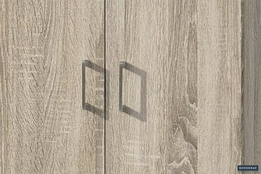 Opbergkast 'Ray' 2 deuren en 4 legplanken Sonoma