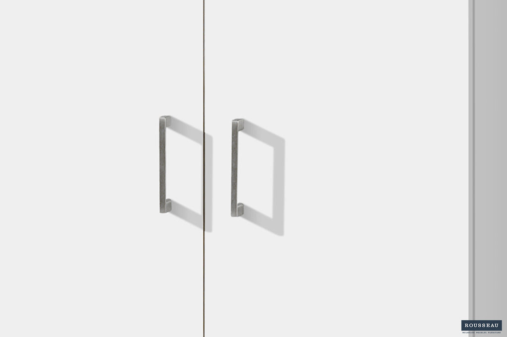 Opbergkast 'Ray' 2 deuren en 4 legplanken Wit