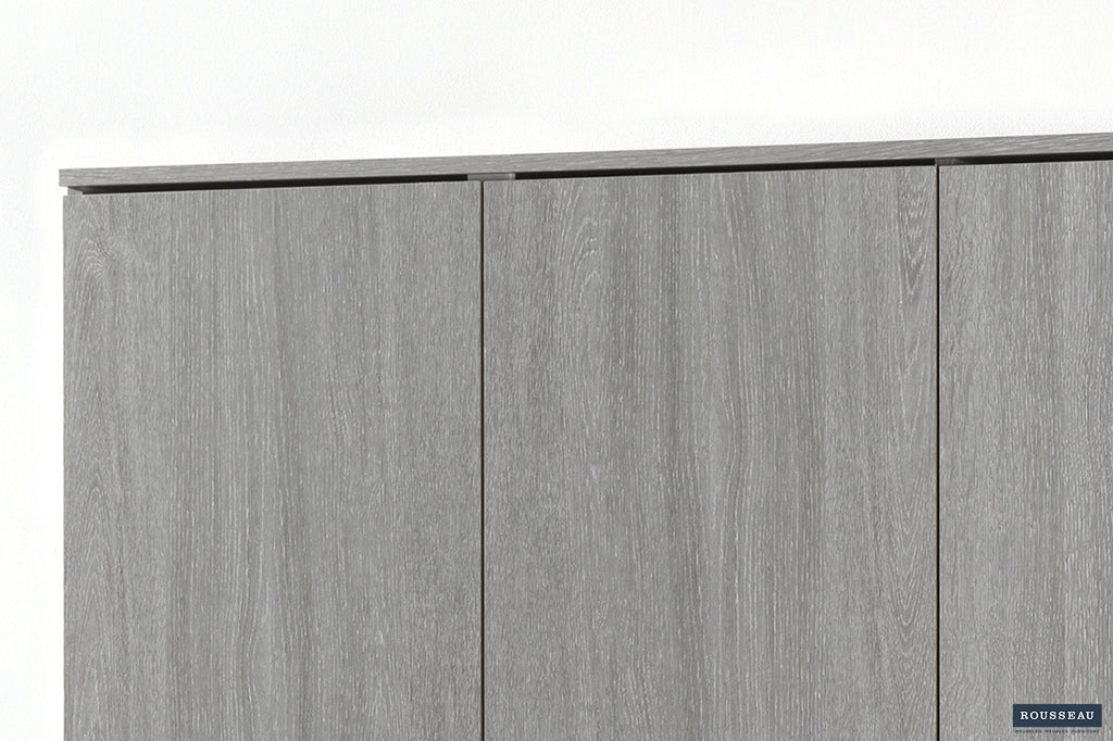 Opbergkast 'Ray' 3 deuren en 4 legplanken Grijze Eik