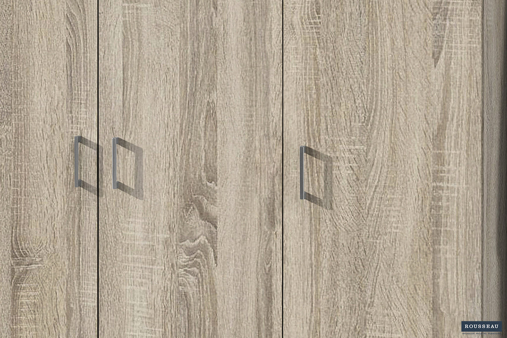 Opbergkast 'Ray' 3 deuren en 4 legplanken Sonoma