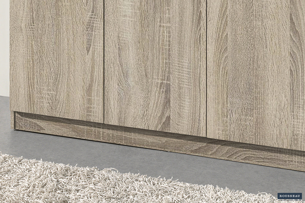 Opbergkast 'Ray' 3 deuren en 4 legplanken Sonoma