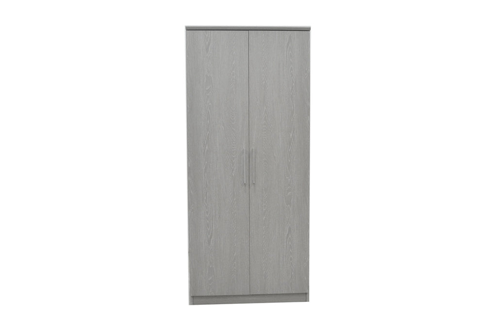 Schoenenkast 'Mike' 2 Deuren Grijze Eik