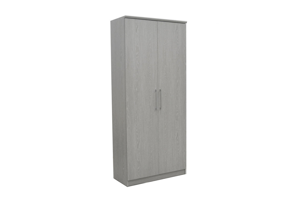 Schoenenkast 'Mike' 2 Deuren Grijze Eik