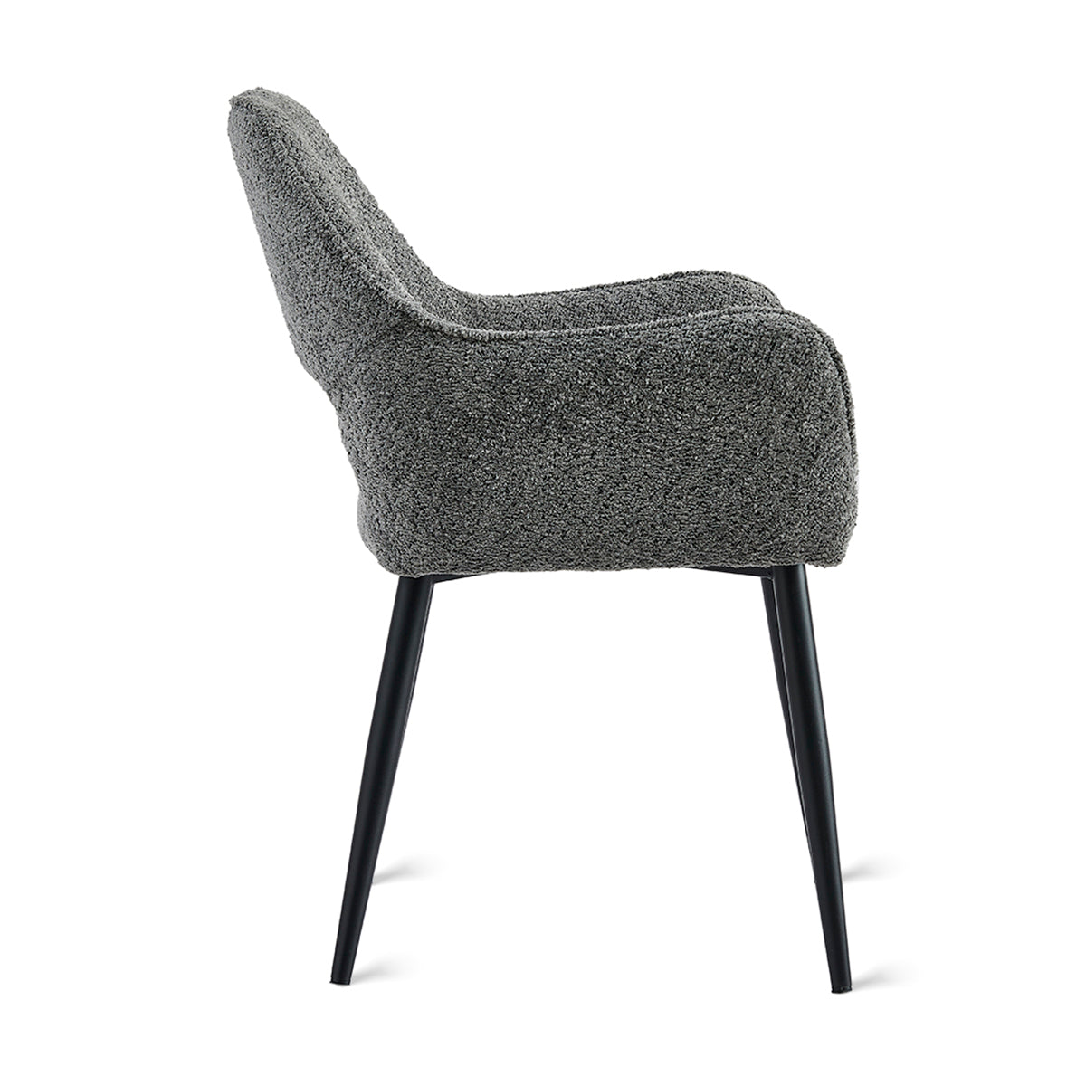 Eetkamerstoel Raisa – Stof Antraciet
