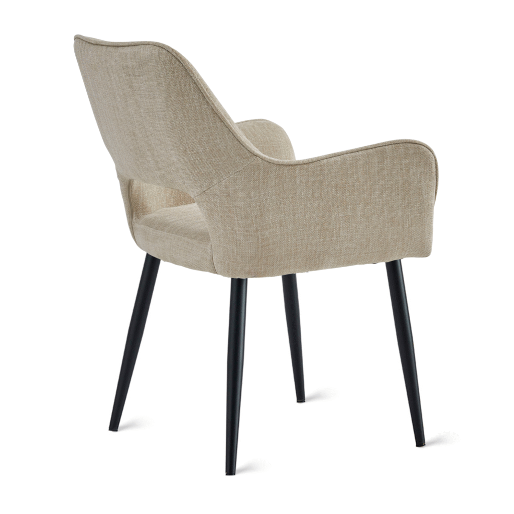 Eetkamerstoel Raisa – Stof Crème