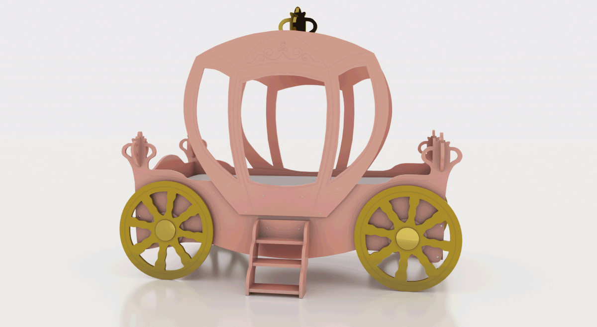 princessen kinderbed animatie