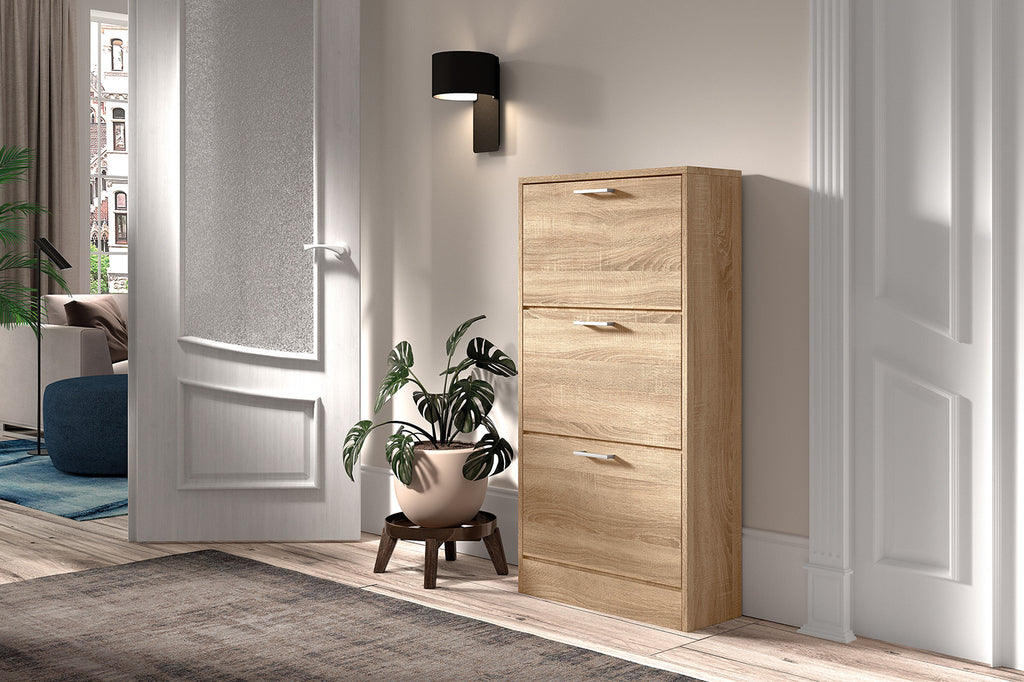 Schoenenkast 'Carini' 3 Laden Sonoma