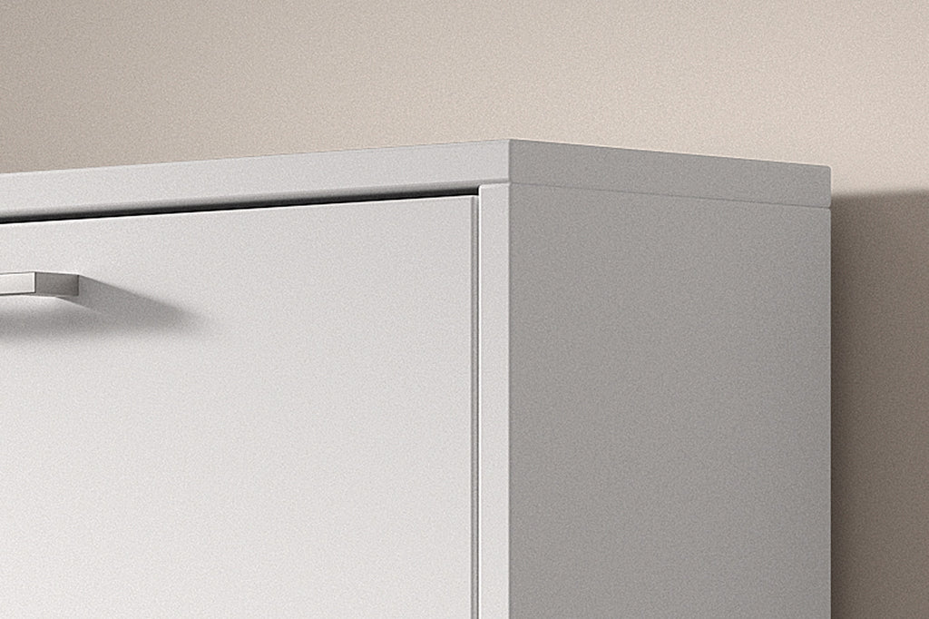 Schoenenkast 'Carini' 3 Laden Wit