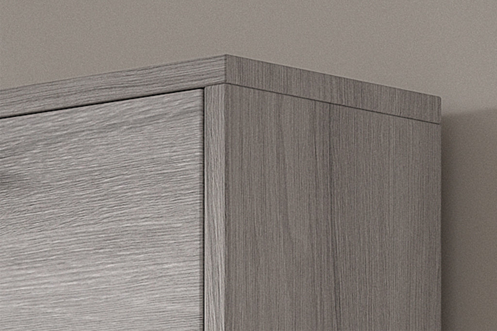 Schoenenkast 'Carini' 4 Laden Grijze Eik