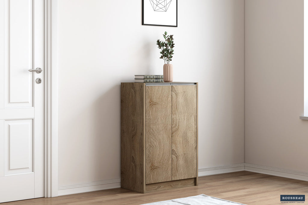 Schoenenkast 'Lilly' 2 Deuren Sonoma