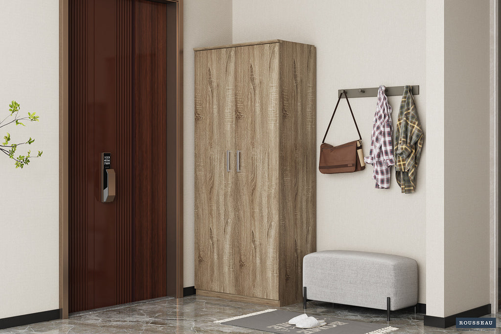 Schoenenkast 'Mike' 2 Deuren Sonoma