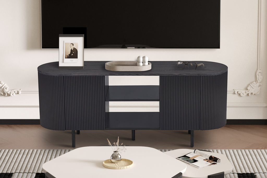 TV meubel 'Lagos' 140 cm Decor Donkerbruin