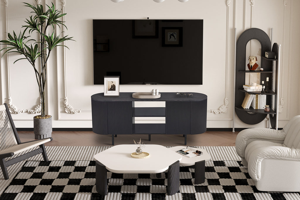 TV meubel 'Lagos' 140 cm Decor Donkerbruin