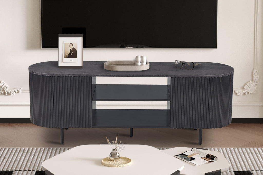 TV meubel 'Lagos' 160 cm Decor Donkerbruin