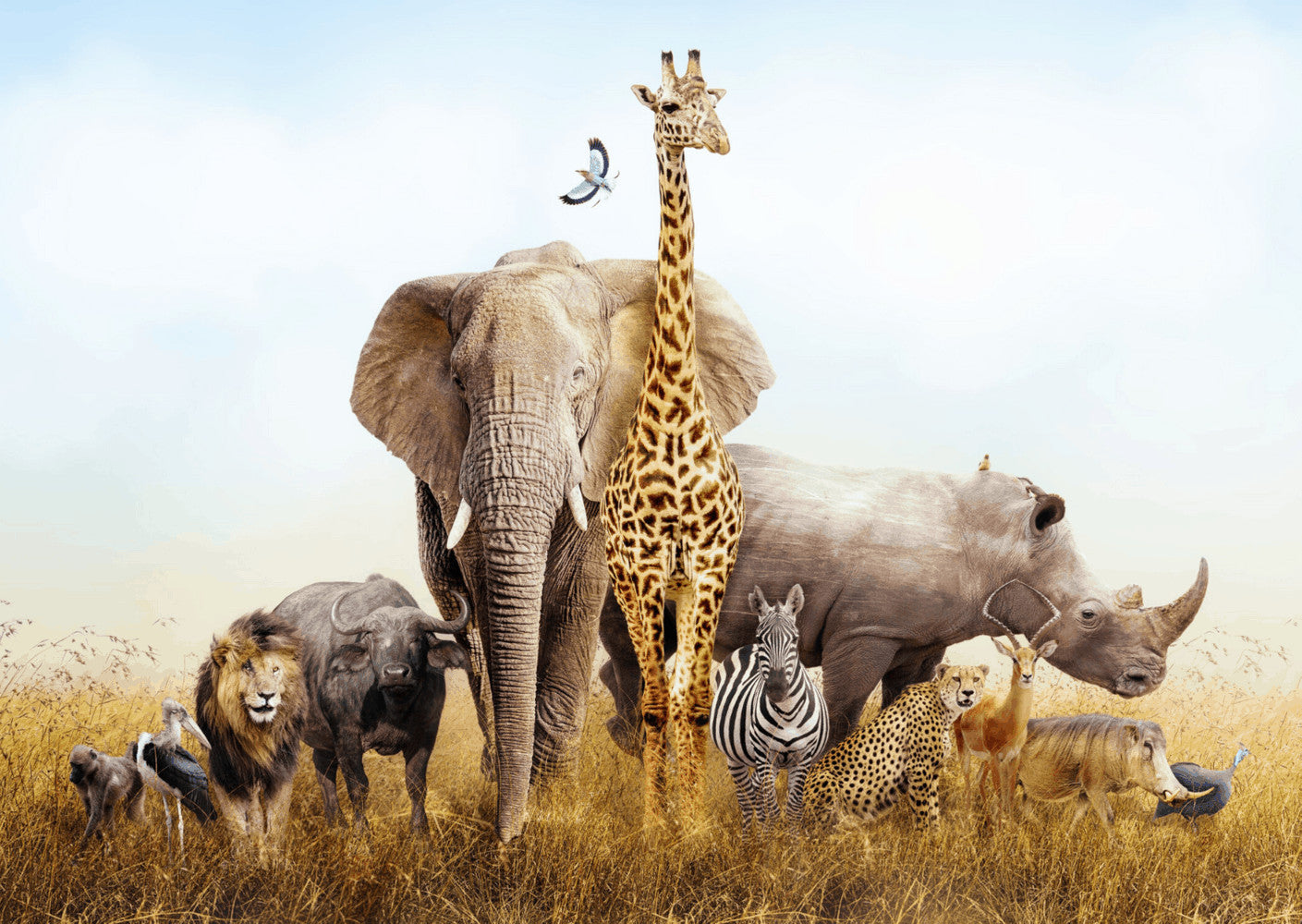 Afrika wildlife schilderij