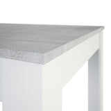 Eetkamertafel Floride - Wit met melamine top, ideaal voor elke eetruimte. Combineerbaar met Floride vitrine kast of dressoir voor een harmonieuze inrichting.