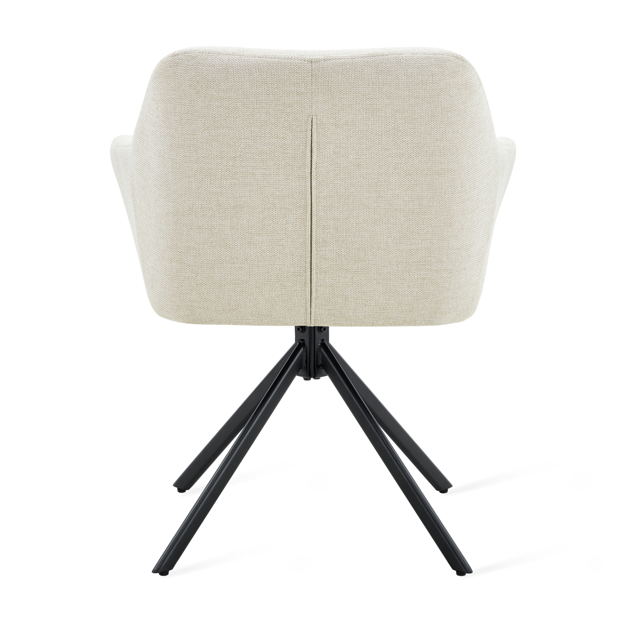 Draaibare Eetkamerstoel Jay - 180° Auto-Return - Linnen Beige