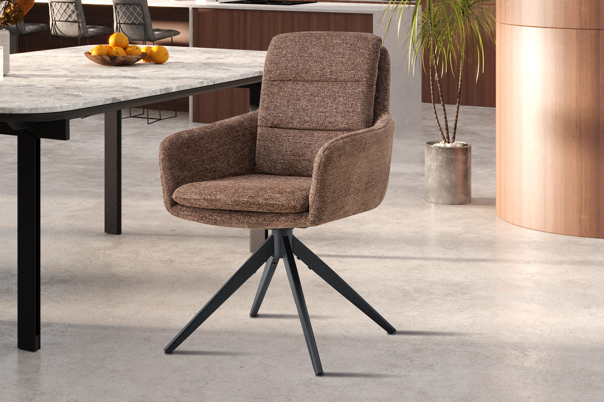 Stoel 'Lars' - Bruin