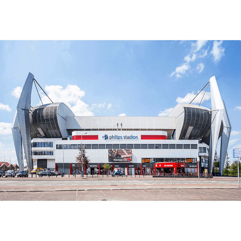 Schilderij 'PSV Stadion Eindhoven' Dibond Aluminium