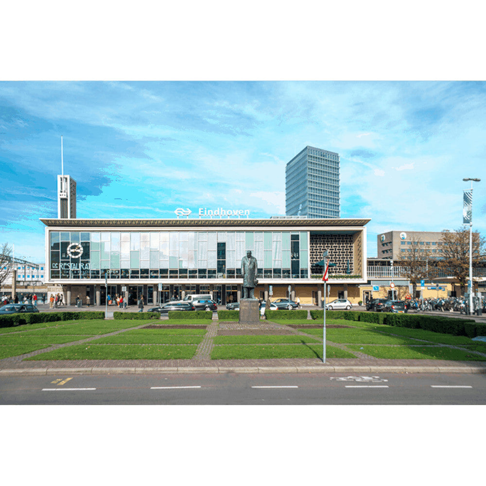 Schilderij 'Centraal Station Eindhoven' Dibond Aluminium