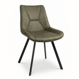 Eetkamerstoel Luna - Microvezel Groen